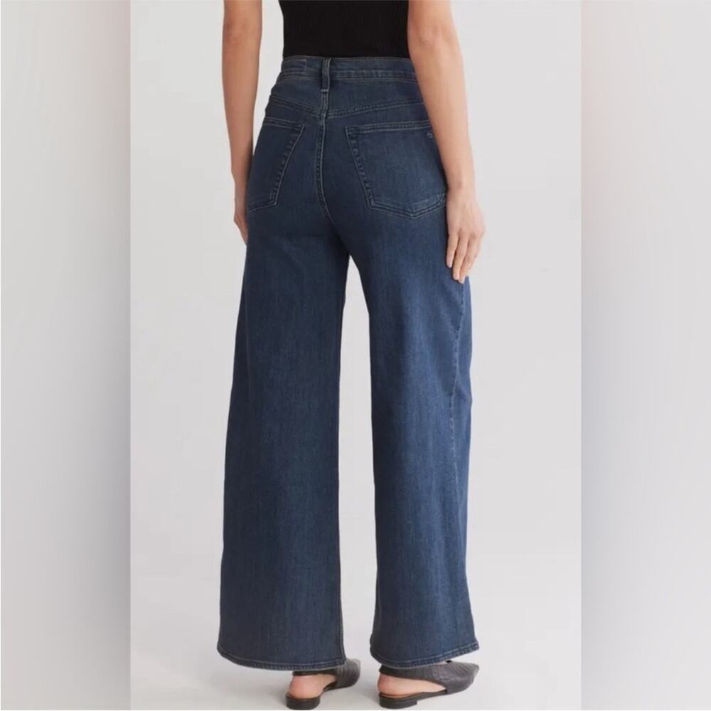 Rag & Bone Serena High Waist Rhinestone Wide Leg Jeans 29 - Picture 4 of 6